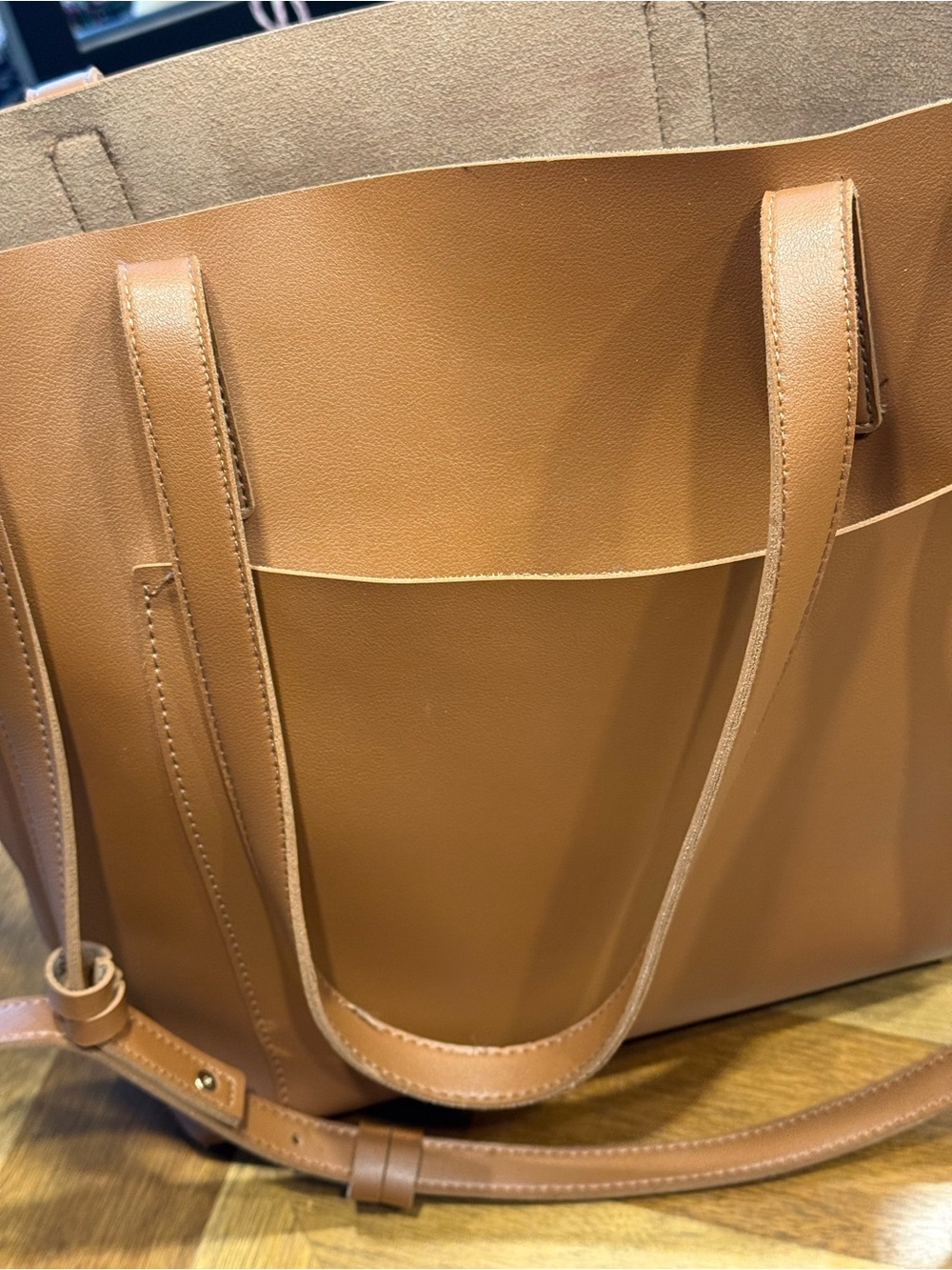 Henny + Lev Danielle Everyday Vegan Leather Tote Bag - Picture 9 of 15